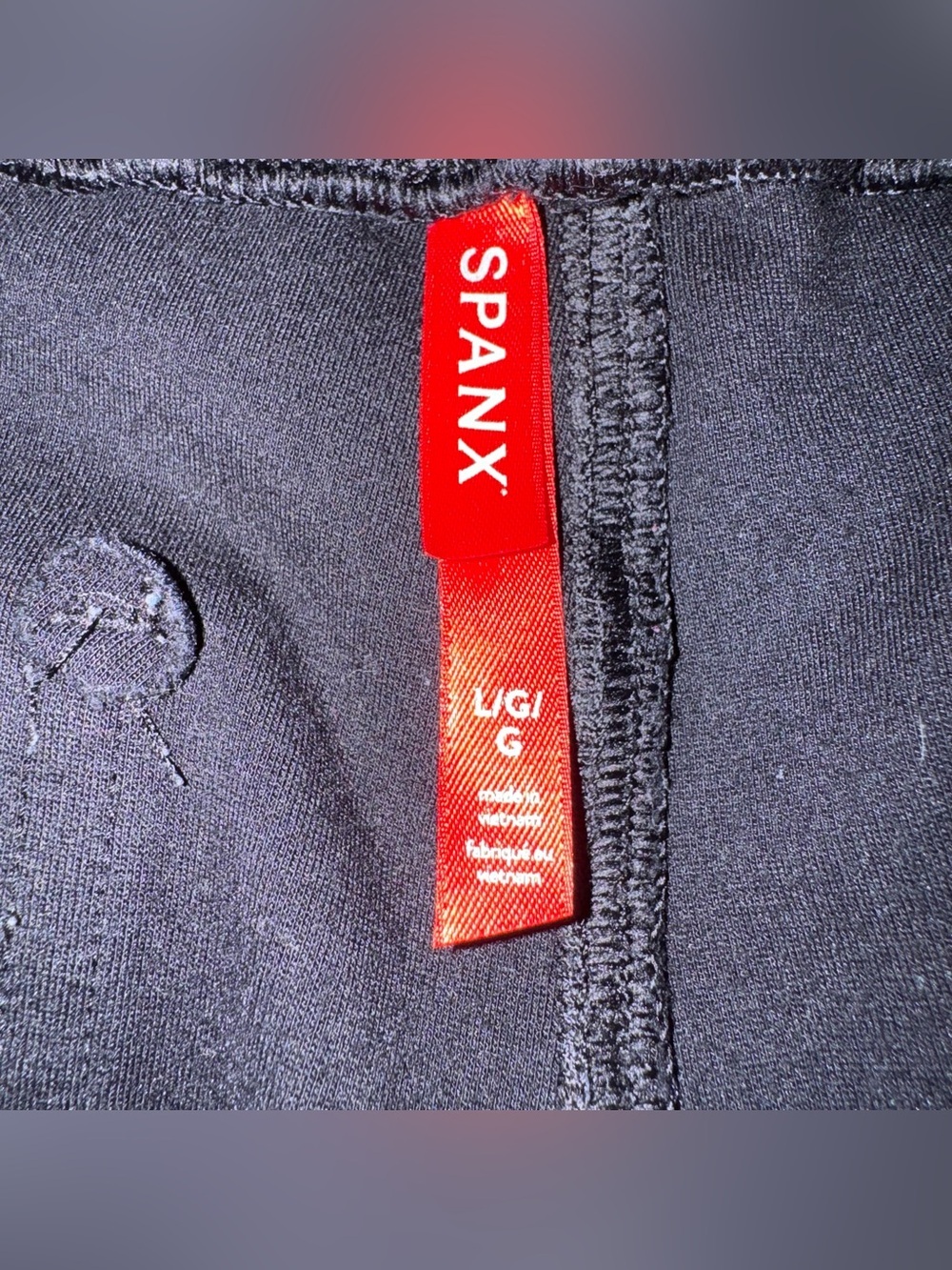 SPANX The Perfect Pant Black Ponte Pull-On Joggers Stretch Ankle #20350R Size L - Picture 13 of 16